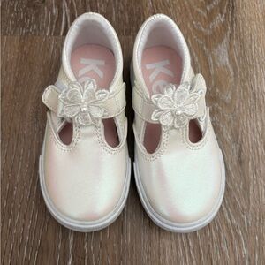 Keds Pearl Cream Floral Mary Jane Kids Shoes